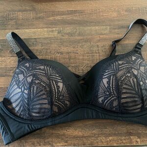 Torrid Elegant Black Lace Bra